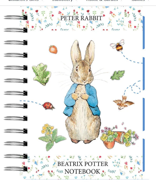 Peter Rabbit A5 Wired Notebook With Dividers