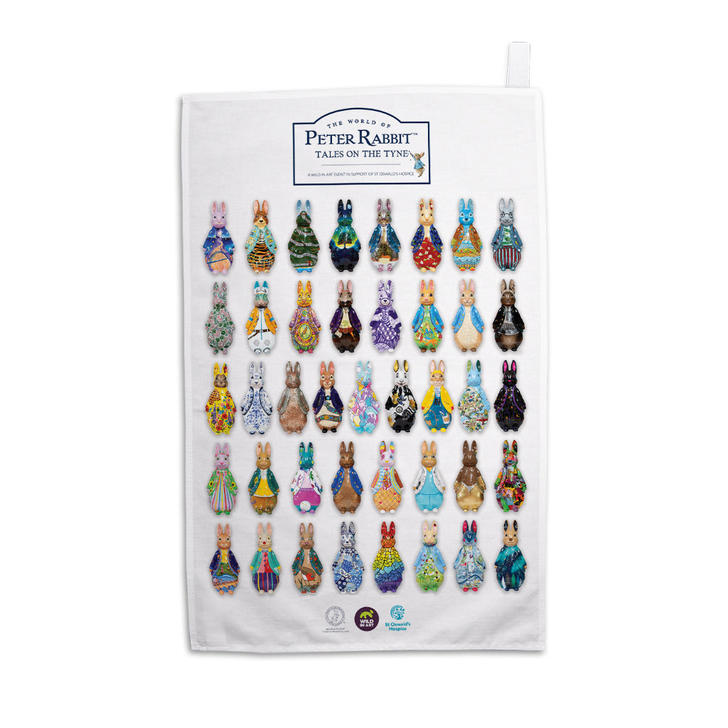 Tales on the Tyne Multi Print Tea Towel