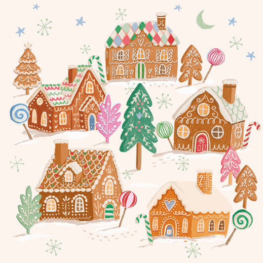 Sugar Tree & Retro Christmas Christmas Card Pack of 10