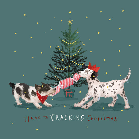 A Cracking Game & Dachshund Christmas Card Pack of 10