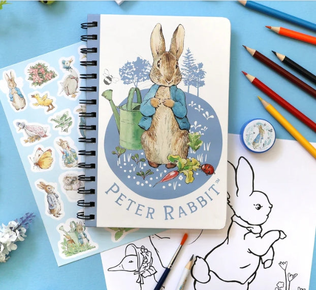 Peter Rabbit Children's Art Activity Wallet - With Sketchbook, Pencils and Stickers