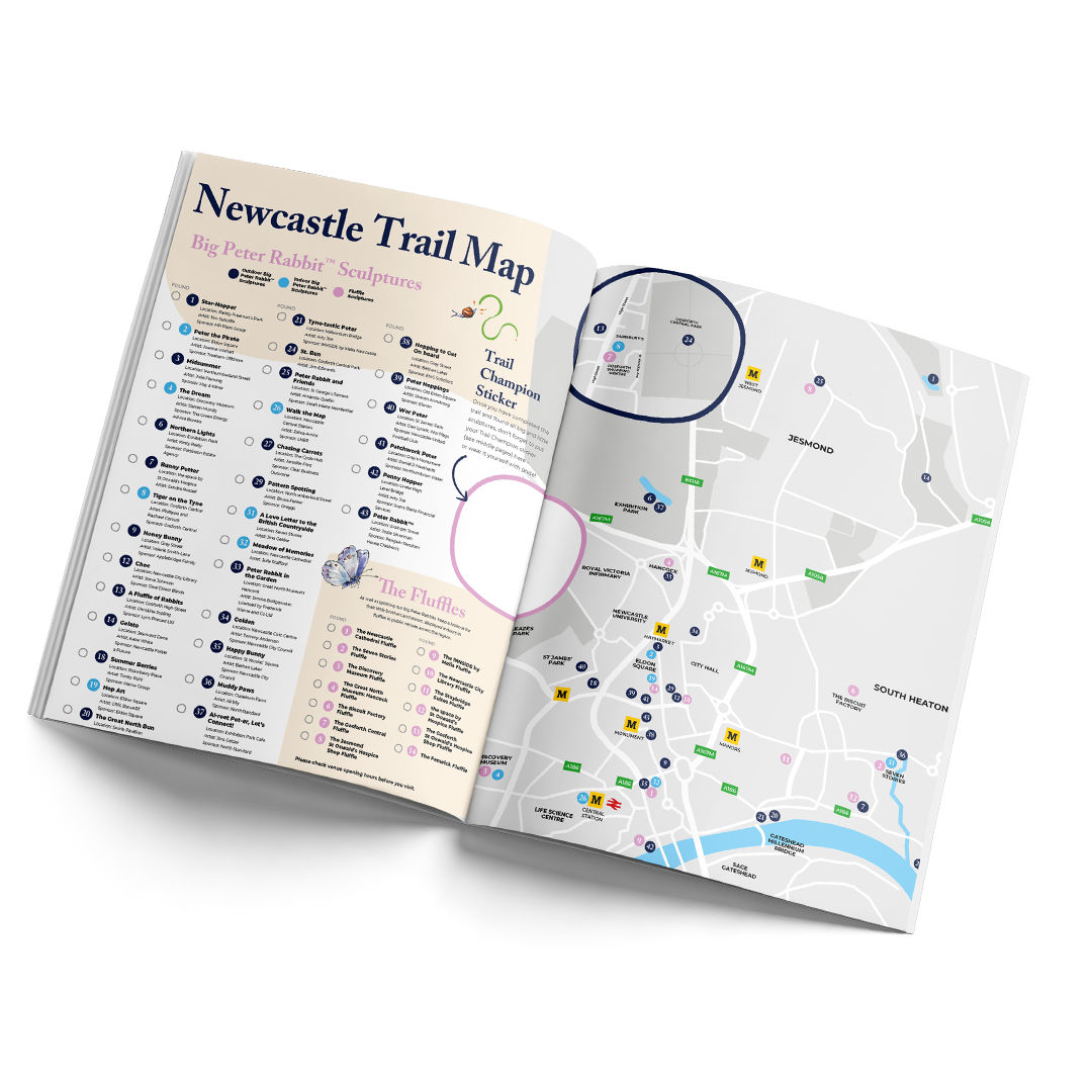 Peter Rabbit: Tales on the Tyne Map &amp; Sticker Book