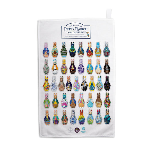 Tales on the Tyne Multi Print Tea Towel
