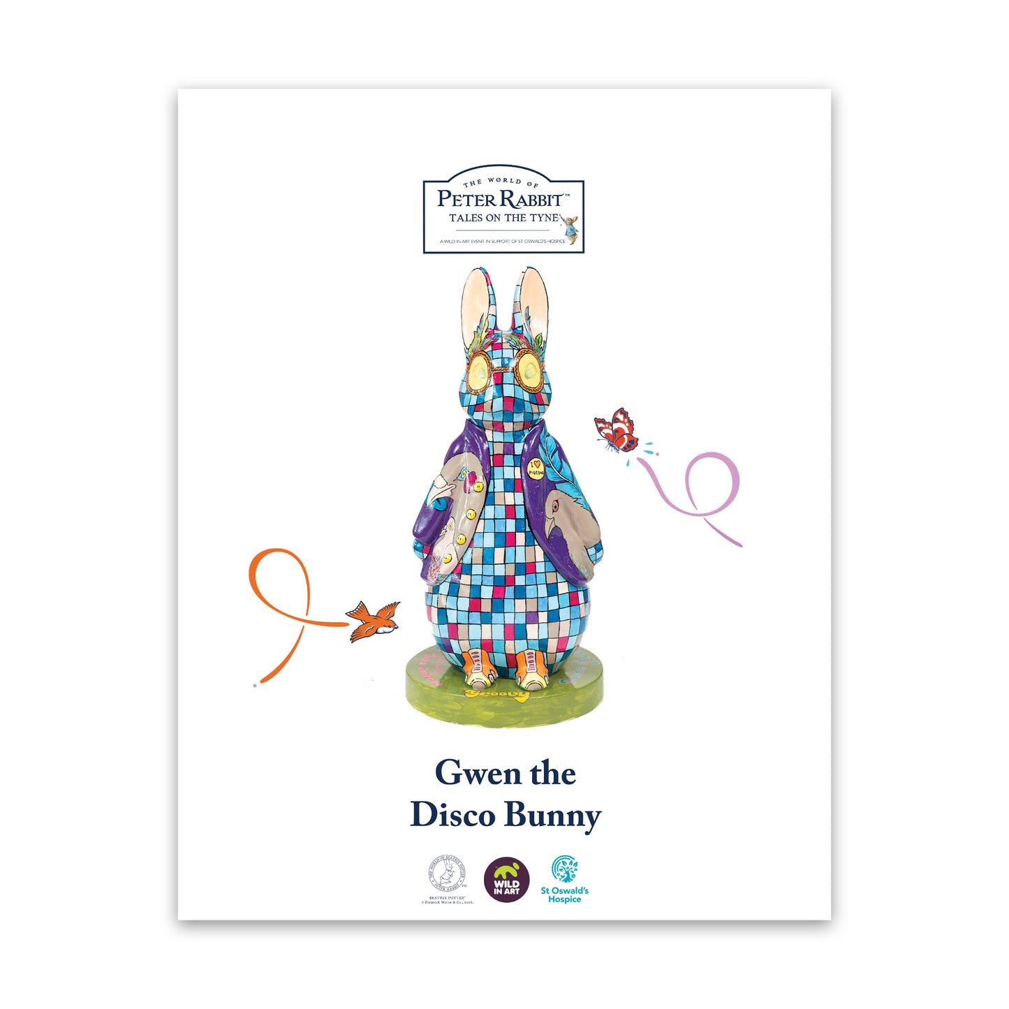 Gwen the Disco Bunny - Creative Youth Opportunities, Peterlee
