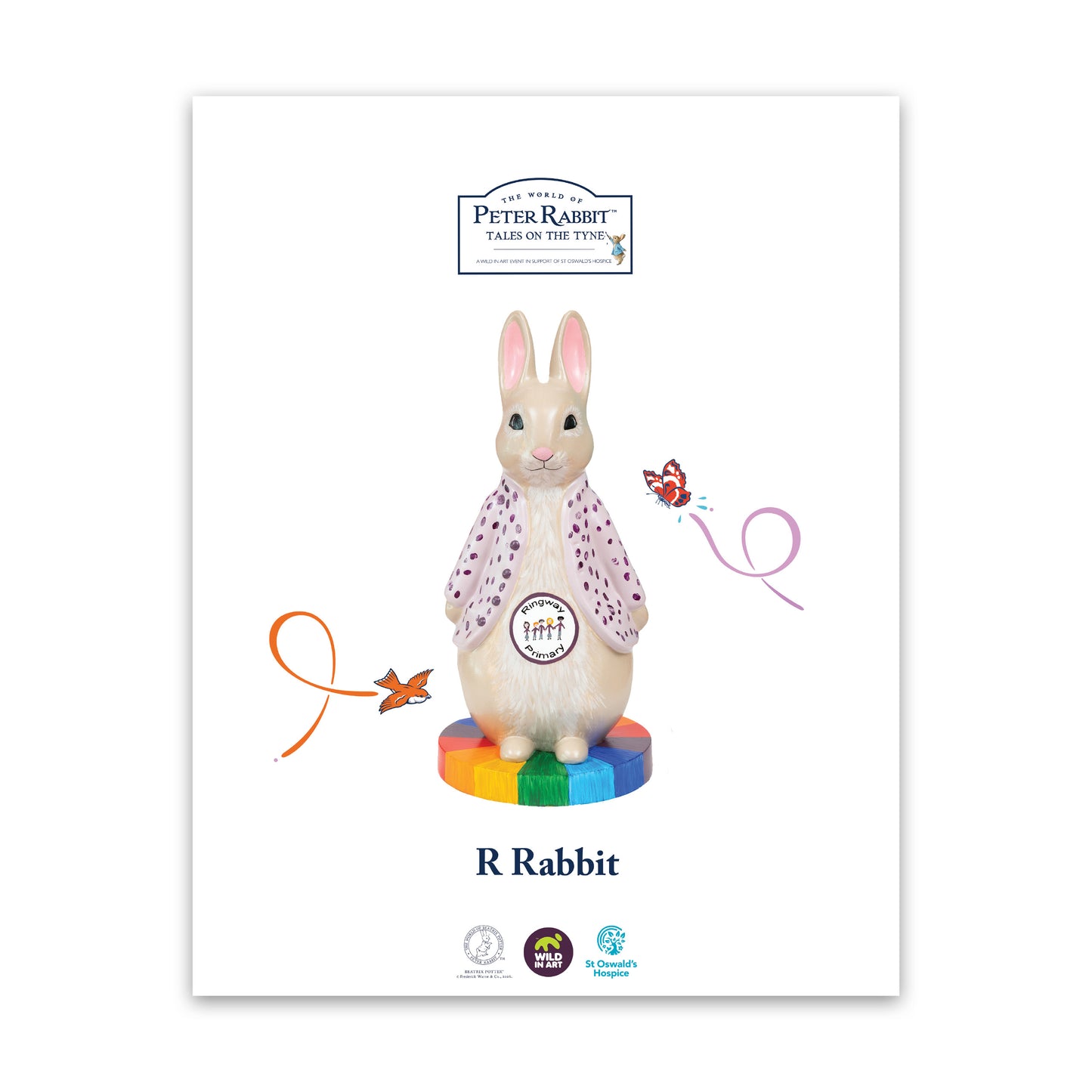 R Rabbit - Ringway Primary School, Guide Post
