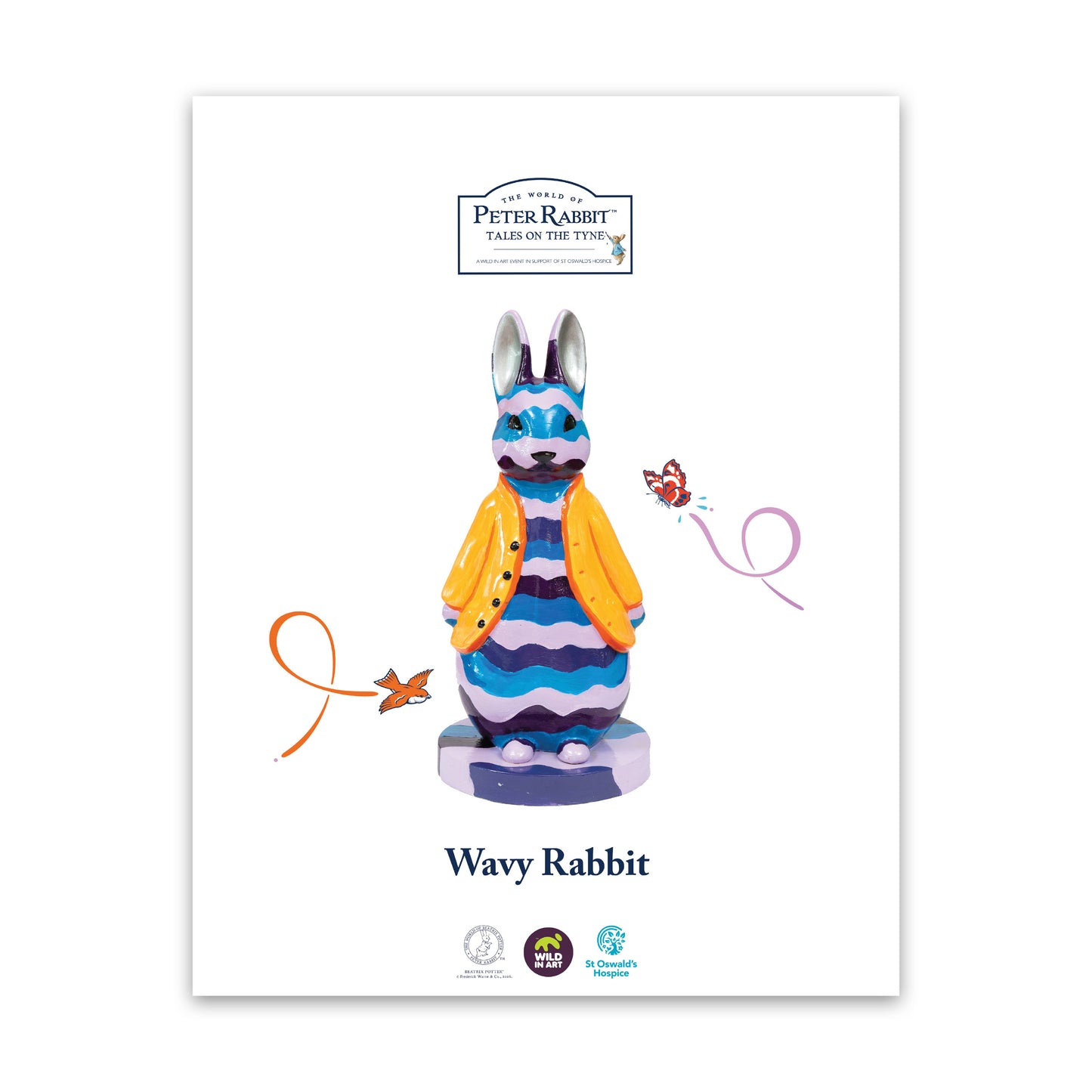 Wavy Rabbit - Brandling Primary School, Gateshead