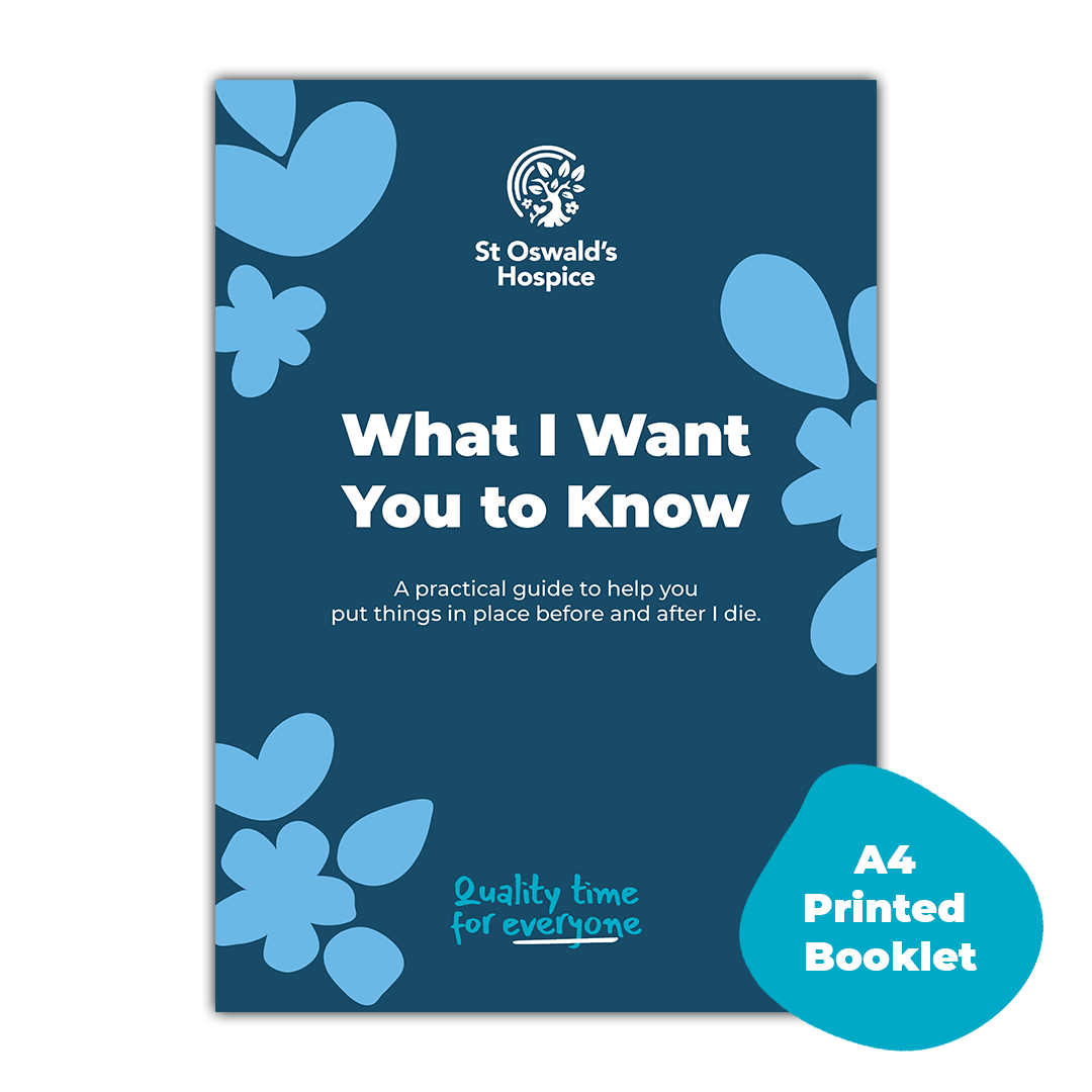 What I Want You to Know – A4 Printed Booklet (Delivered by post)