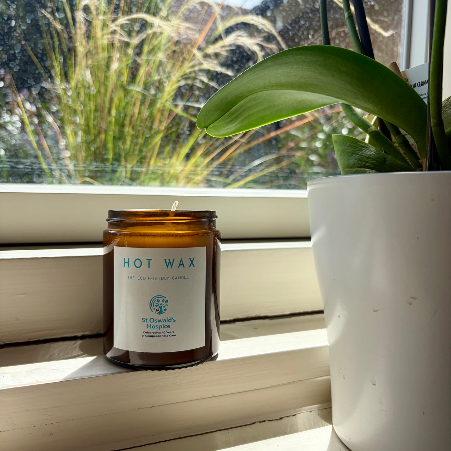 St Oswald's Hospice x Hot Wax 180ml Candle