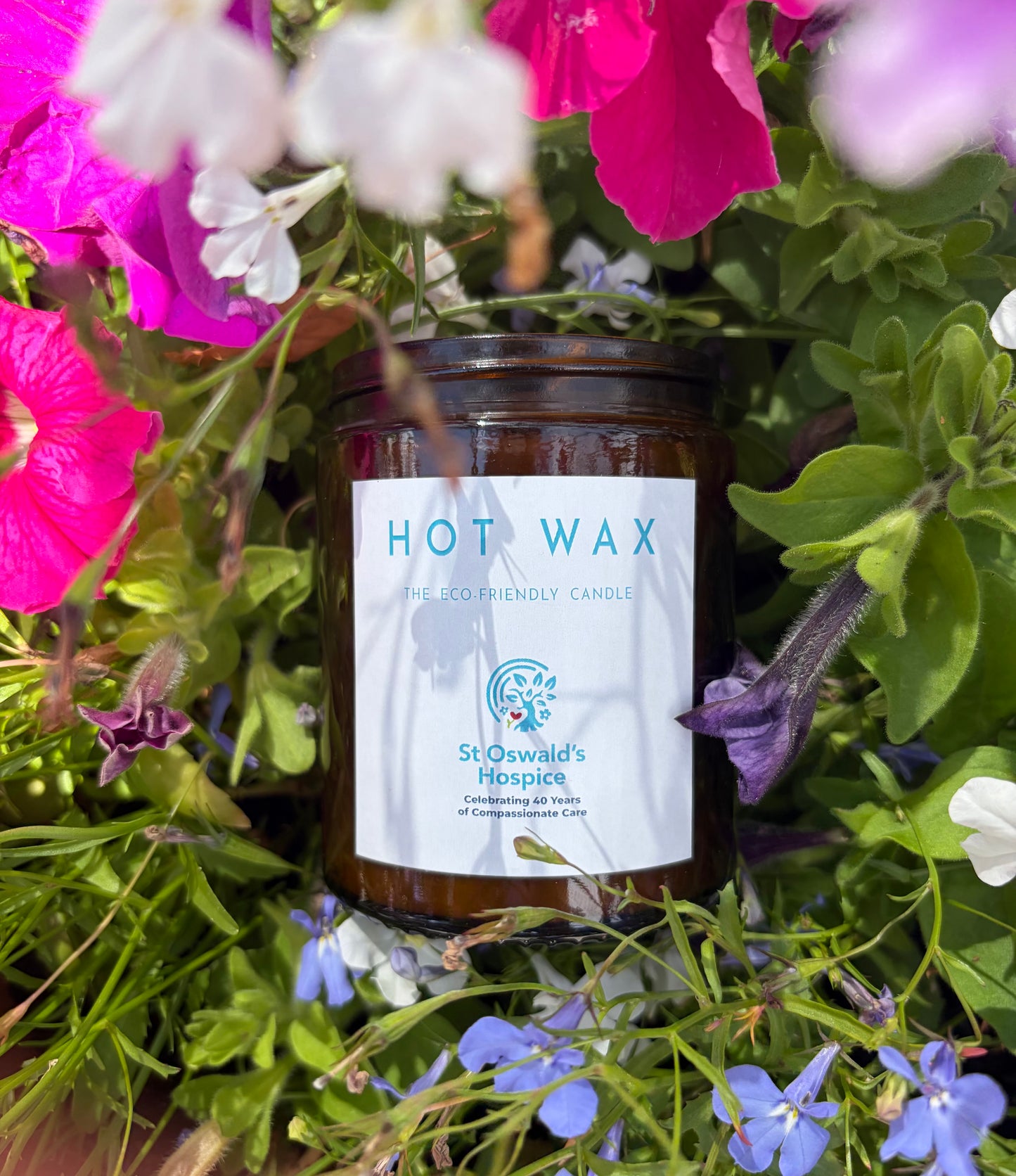 St Oswald's Hospice x Hot Wax 180ml Candle
