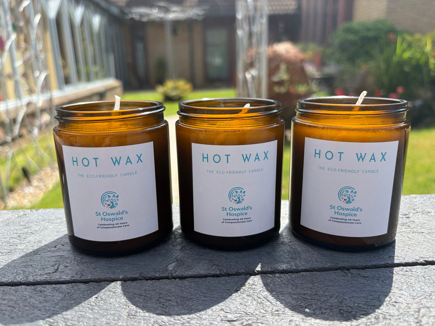 St Oswald's Hospice x Hot Wax 180ml Candle