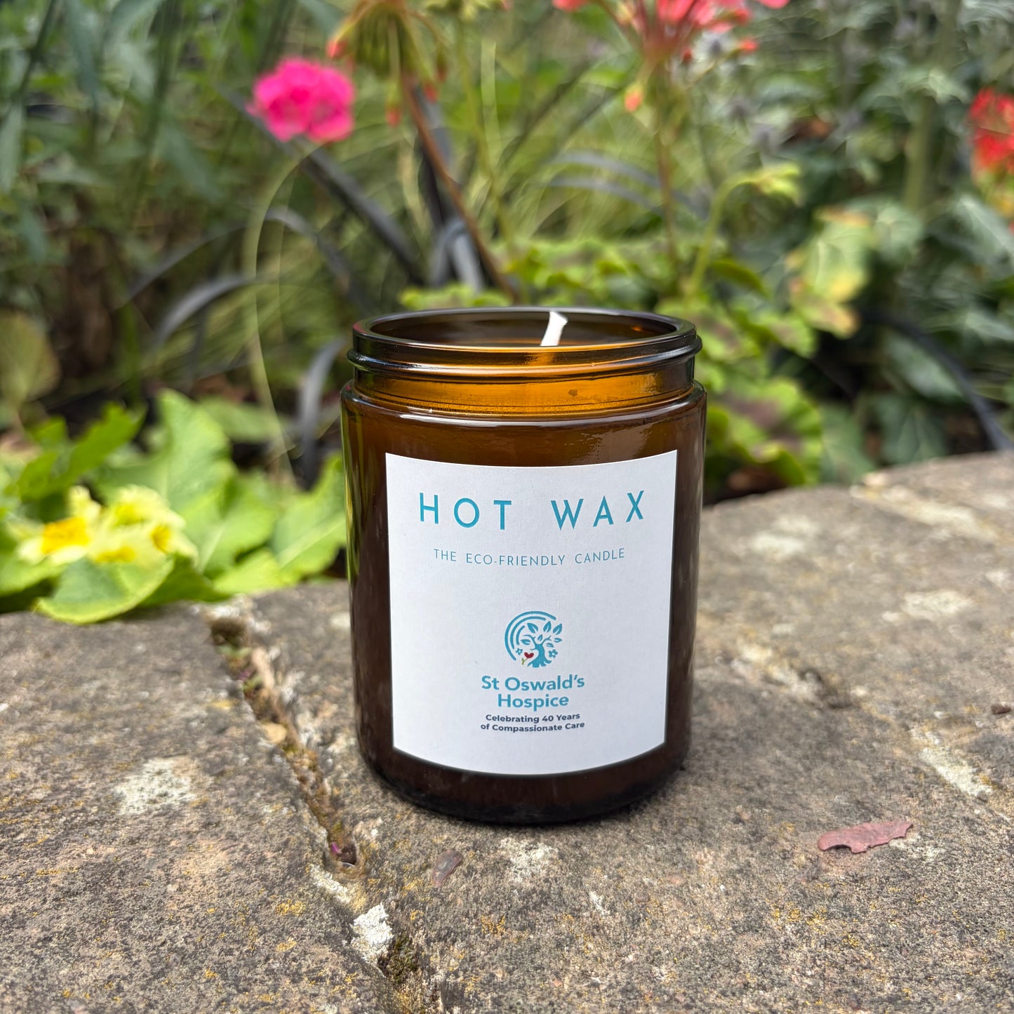 St Oswald's Hospice x Hot Wax 180ml Candle