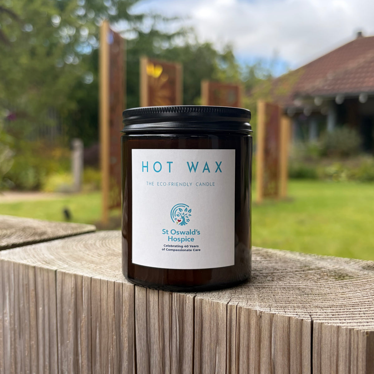 St Oswald's Hospice x Hot Wax 180ml Candle